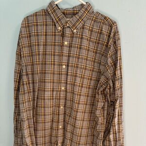 Sonoma Long Sleeve Plaid Shirt  XL